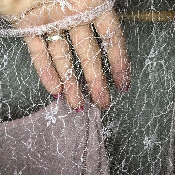 POL Pretty in Pink Lace Lined Dress Medium - Picture 14 of 14